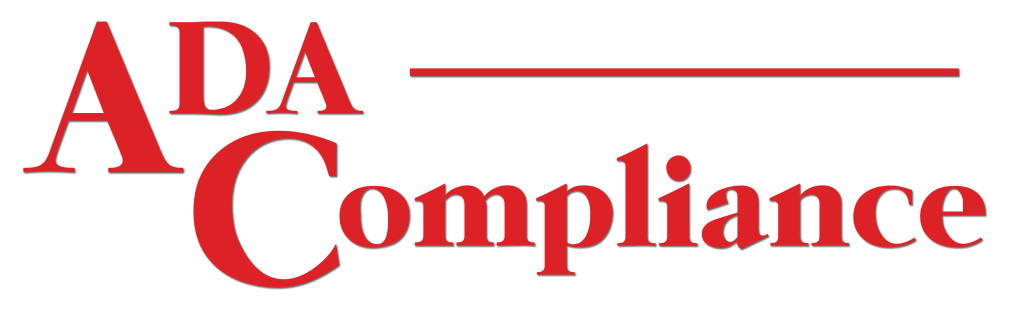 Words "ADA Compliance" in the style of the logo for Wagner Web Designs, a modern web design company for small businesses in Charleston, SC, Westchester, NY, Delray Beach, FL, and more.